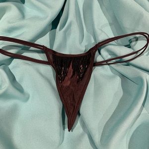 Beaded g string Victoria secret
